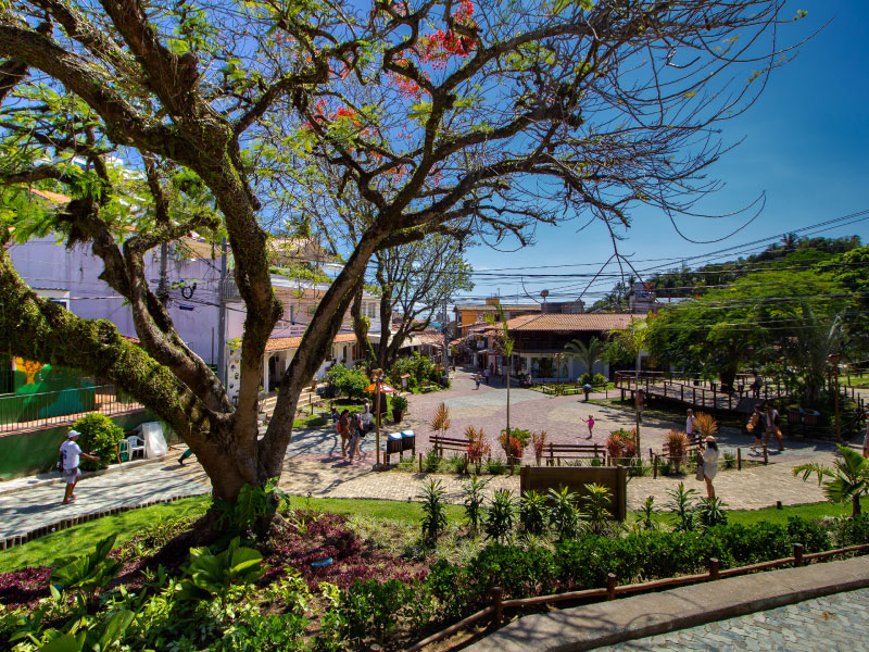 Praça Morro de São Paulo Bahia