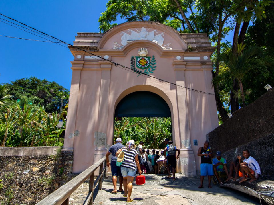 entrada de Morro de São Paulo
