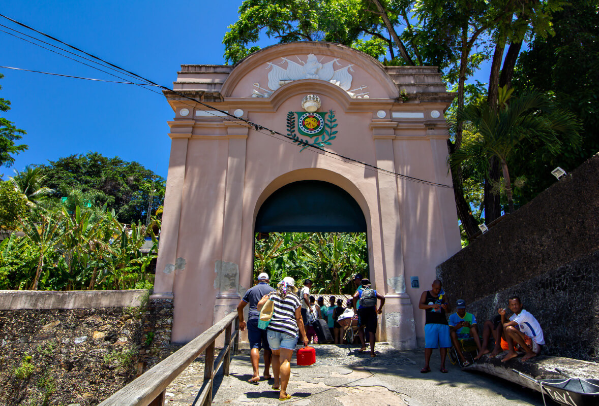 entrada de Morro de São Paulo